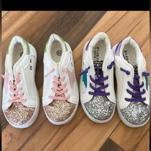 Sparkle toe shoes (2 pairs)